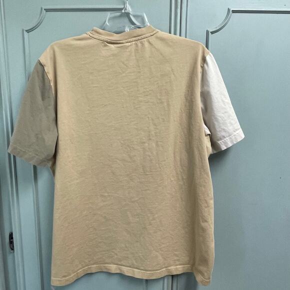 Adidas Trefoil Mens Neutral Tee Sz Medium Streetwear Casual Logo Sportswear - Picture 5 of 5